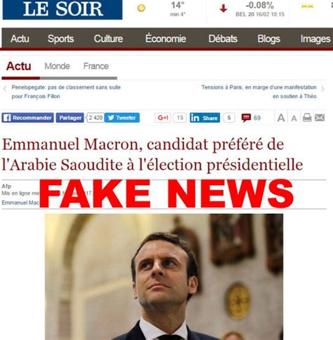 what are examples of fake news